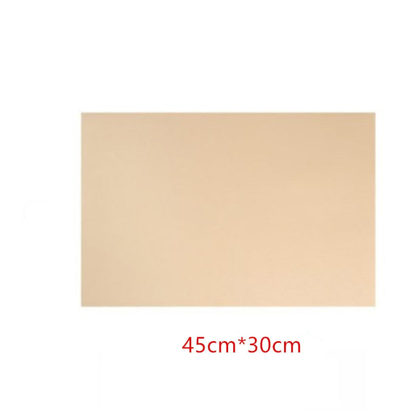 Rectangular Table Mat PU Leather Placemat  Waterproof Greaseproof  Pad Kitchen for Dining Anti-Scalding Insulation Dsers