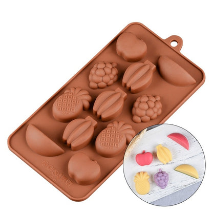 SILIKOLOVE 3D Chocolate Mold Silicone Chocolates Molds for Baking Nonstick Jelly Pudding Sugarcraft Mould DIY Kitchen Bakeware Dsers