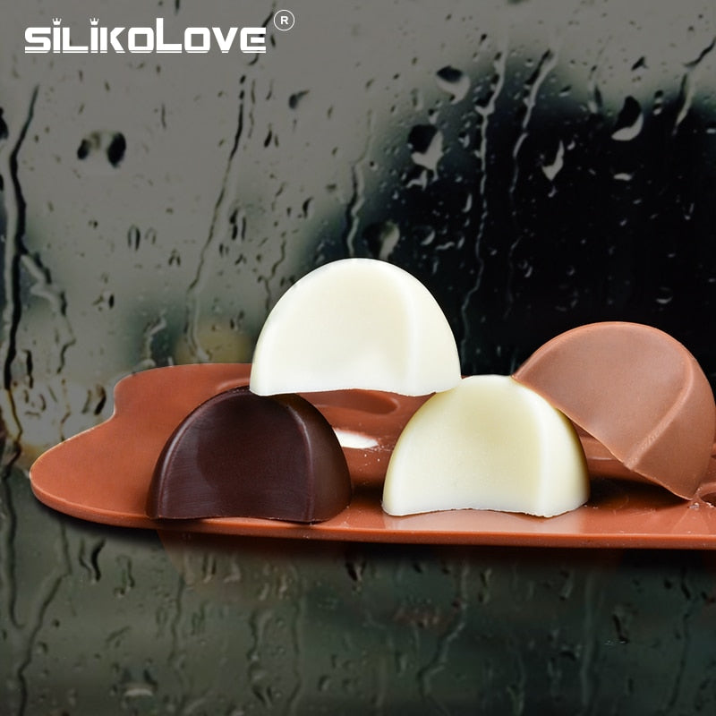 SILIKOLOVE 3D Chocolate Mold Silicone Chocolates Molds for Baking Nonstick Jelly Pudding Sugarcraft Mould DIY Kitchen Bakeware Dsers