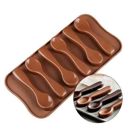 SILIKOLOVE 3D Chocolate Mold Silicone Chocolates Molds for Baking Nonstick Jelly Pudding Sugarcraft Mould DIY Kitchen Bakeware Dsers