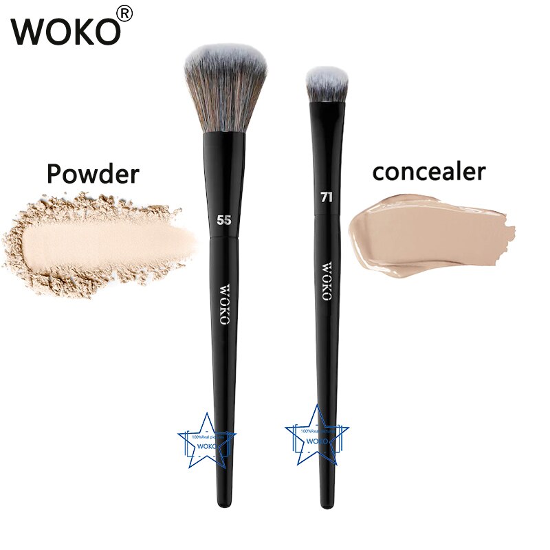 Pro 70 Big Foundation Brush Cream Foundation Makeup Brush Chubby Professional Synthetic Hair Face Contour Foundation Makeup Tool