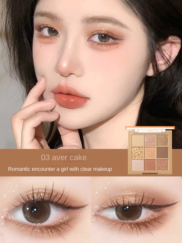 Eye Shadow Disk 2021 New Summer Earth Color Shining Pink