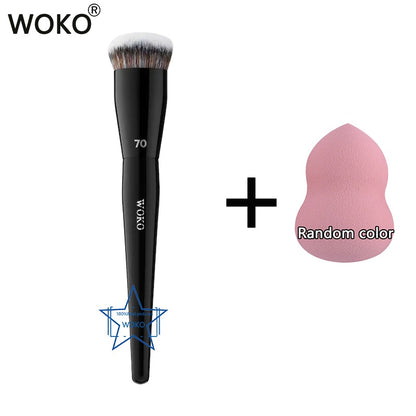 Pro 70 Big Foundation Brush Cream Foundation Makeup Brush Chubby Professional Synthetic Hair Face Contour Foundation Makeup Tool