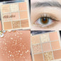 Milk Tea Pearlescent Matte Eye Shadow Palette Shimmer Paillette Waterproof Lasting EyeShadow Charming Korean Beatuy Cosmetics