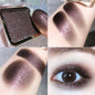 Punk Smoky Cool Eyeshadow Palette Pearly Bright Matte Glitter Eyeshadow Palette Lasting Black Makeup Eyeshadow Palette Beauty