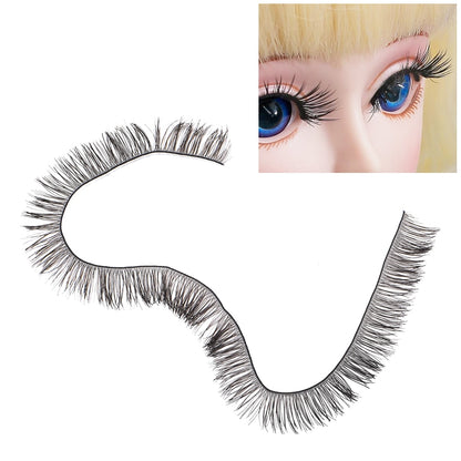 5 Pcs Doll False Eyelashes DIY Eye Lash Black Brown Simulation Toy For Kids Holiday Gifts Toy Decor Dolls Accessories