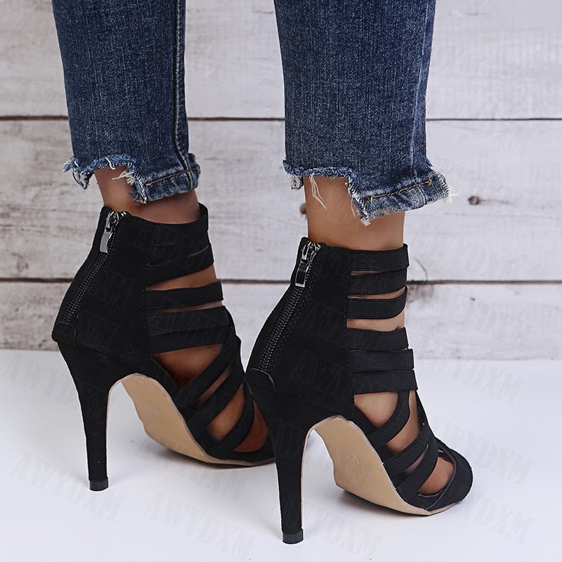 Women's Open Toe Gladiator High Heels Dsers