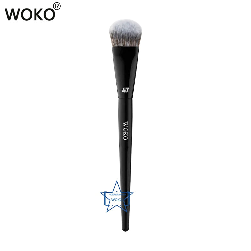 Pro 70 Big Foundation Brush Cream Foundation Makeup Brush Chubby Professional Synthetic Hair Face Contour Foundation Makeup Tool