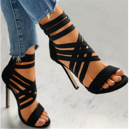 Women's Open Toe Gladiator High Heels Dsers