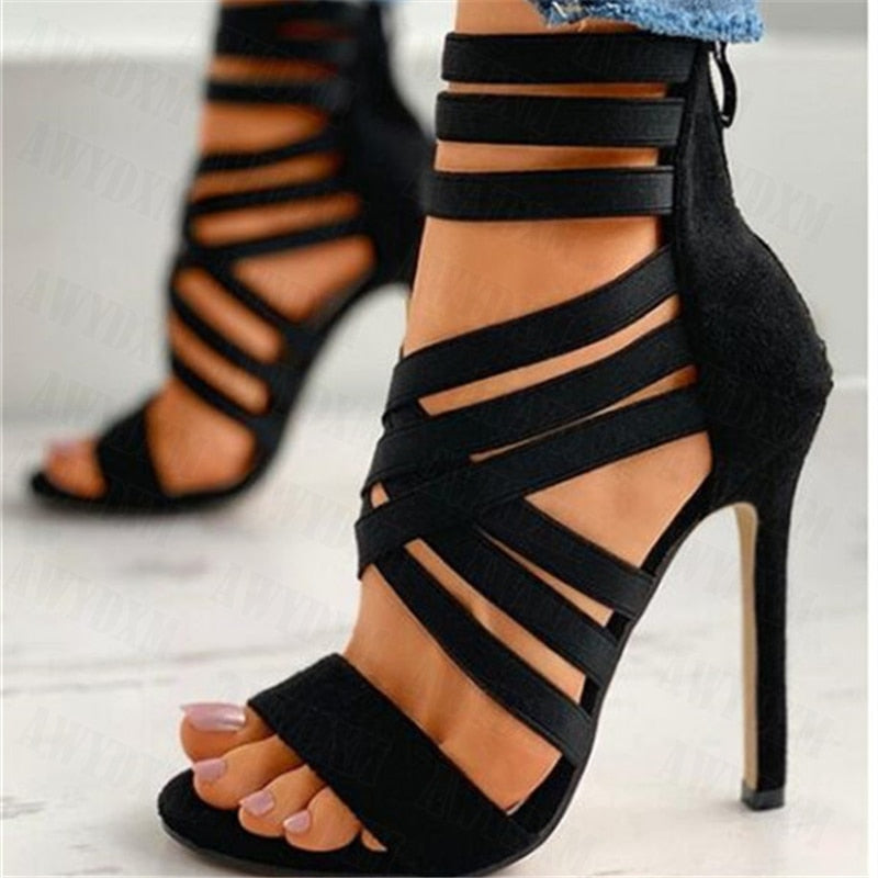 Women's Open Toe Gladiator High Heels Dsers