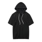 Men's Causal Hooded Short Sleeved T-Shirt Good for Sports Dsers