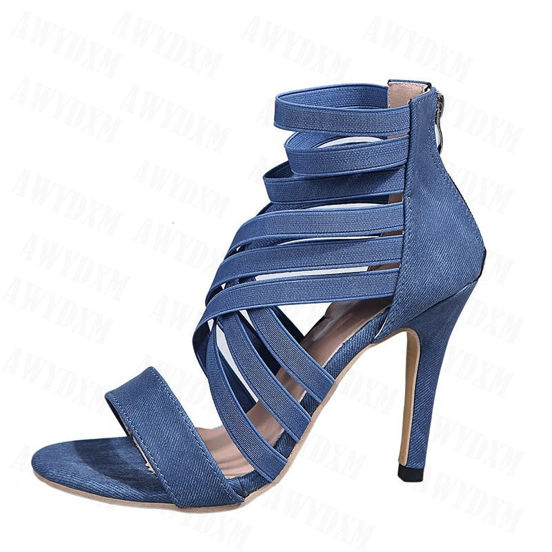 Women's Open Toe Gladiator High Heels Dsers