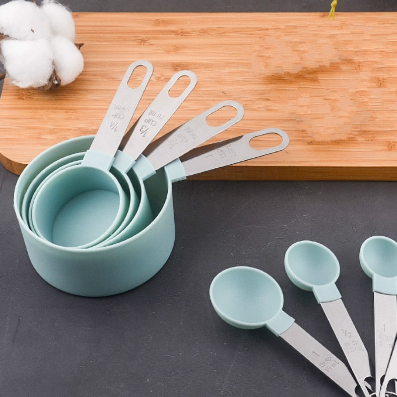 Multi Purpose Spoons/Cup Measuring Tools PP Baking Accessories Stainless Steel/Plastic Handle Kitchen Gadgets Dsers