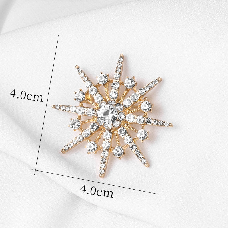 Women's Starburst Brooches Dsers