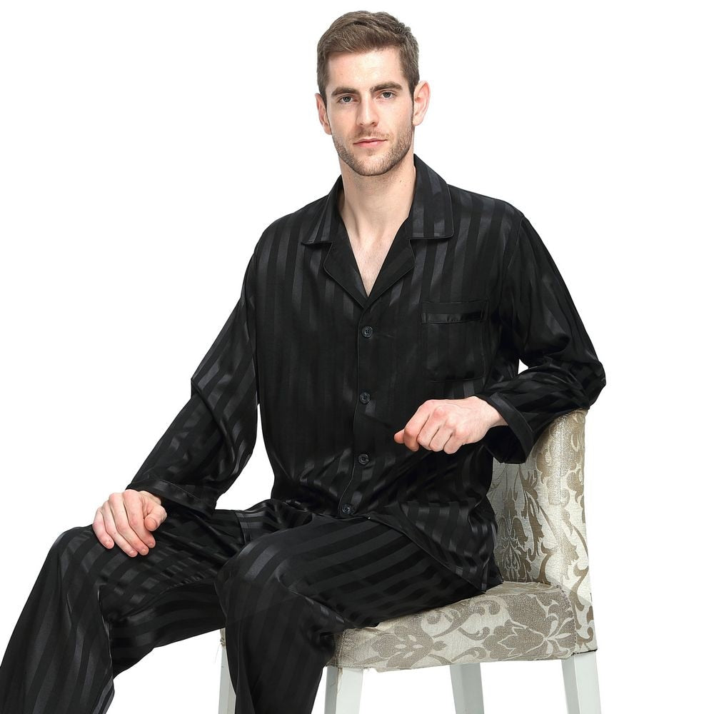 Men's Silk Loungewear Sets Dsers