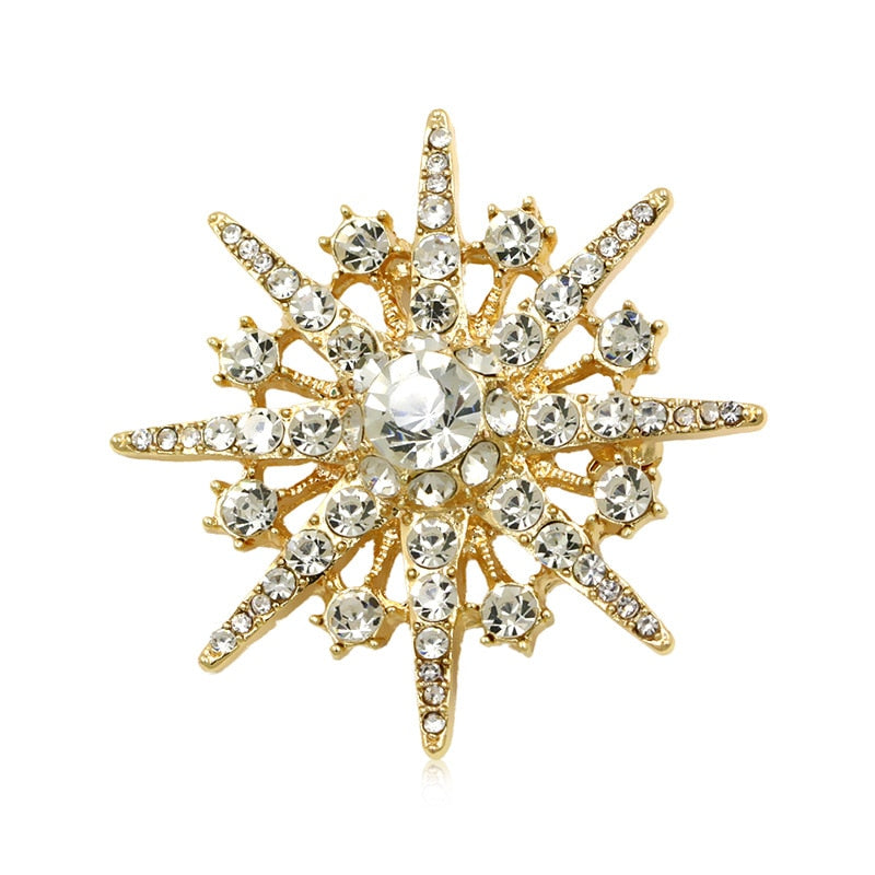 Women's Starburst Brooches Dsers