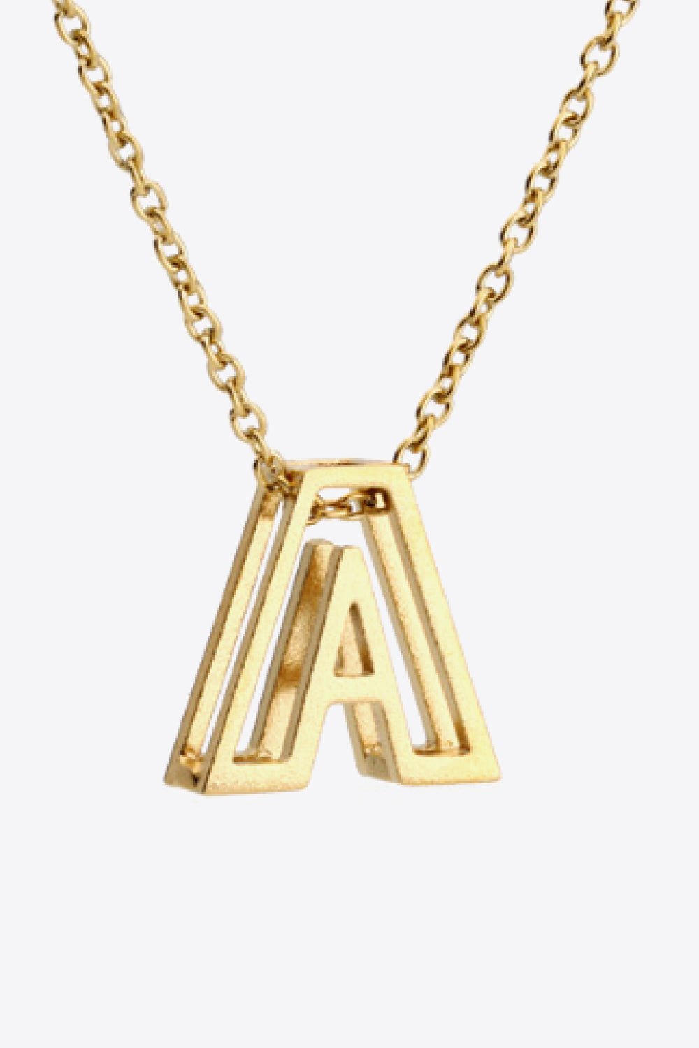 A to J Letter Pendant Nekclace - DunbiBeauty, LLC