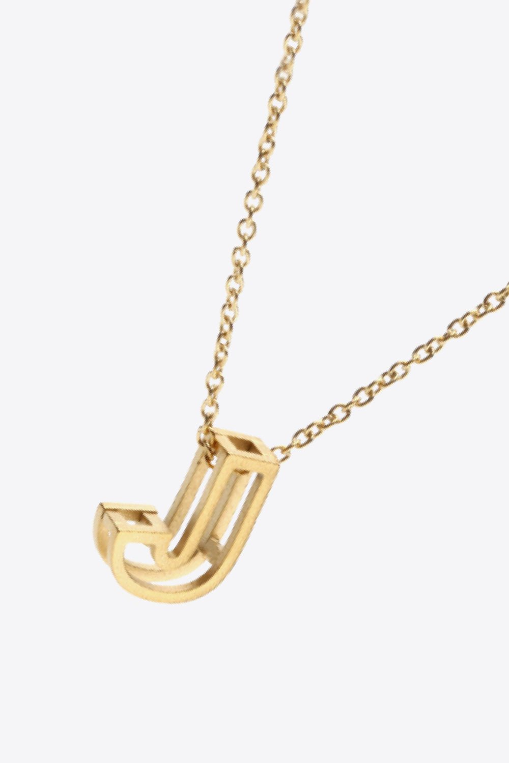 A to J Letter Pendant Nekclace - DunbiBeauty, LLC