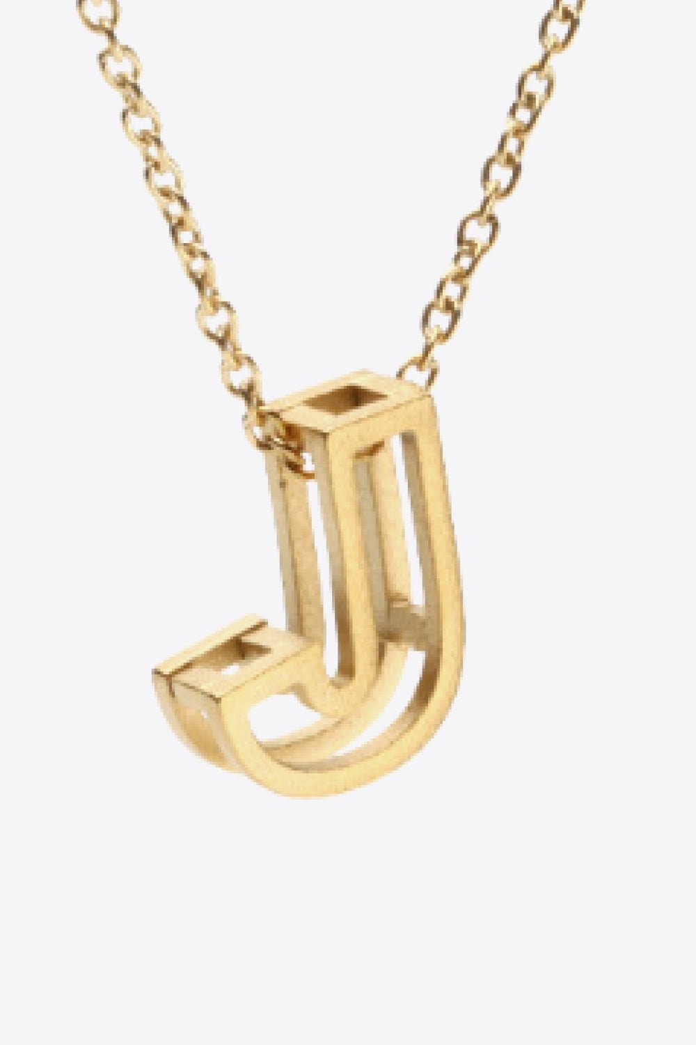 A to J Letter Pendant Nekclace - DunbiBeauty, LLC