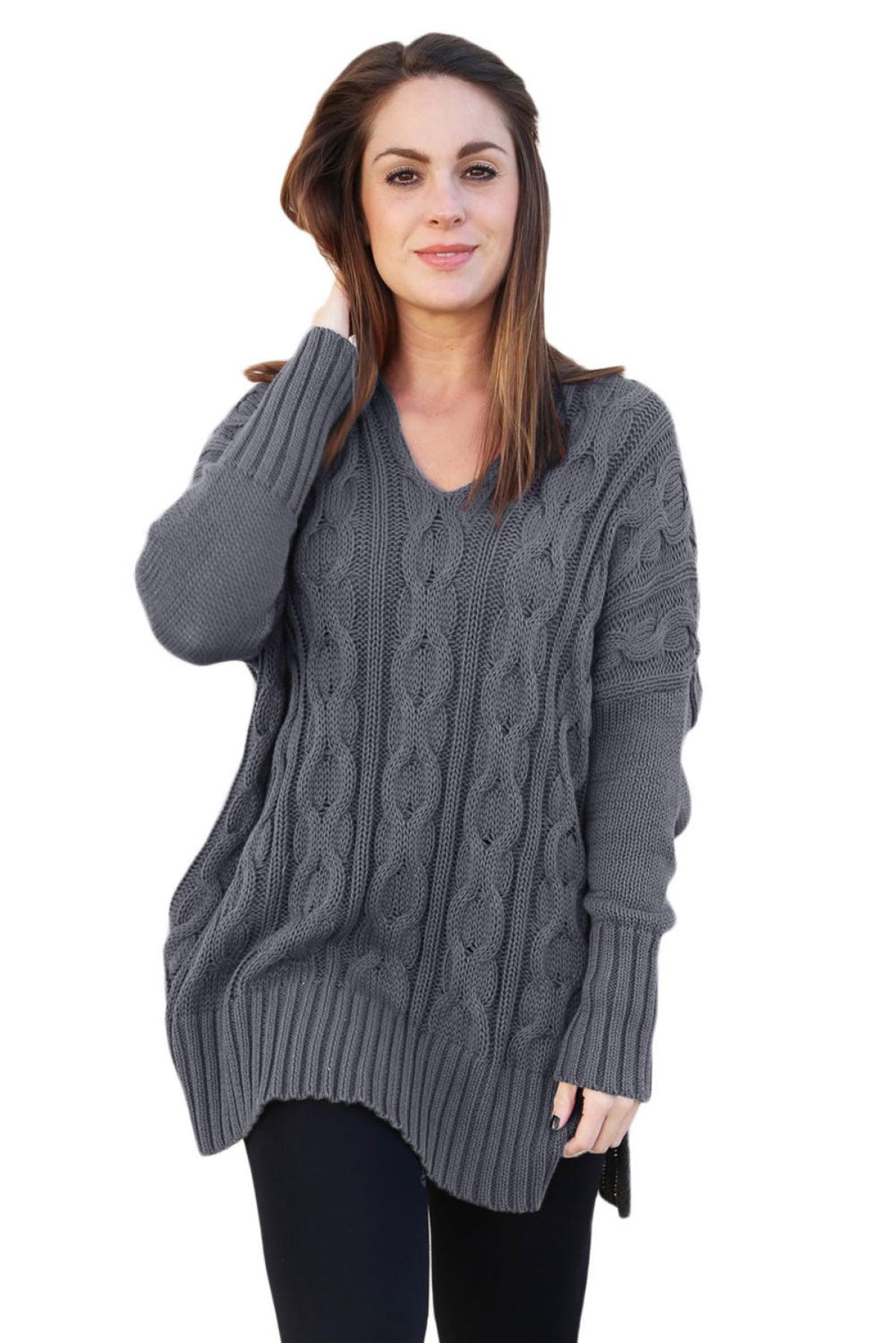 Oversized Cozy up Knit Sweater Kiwidrop