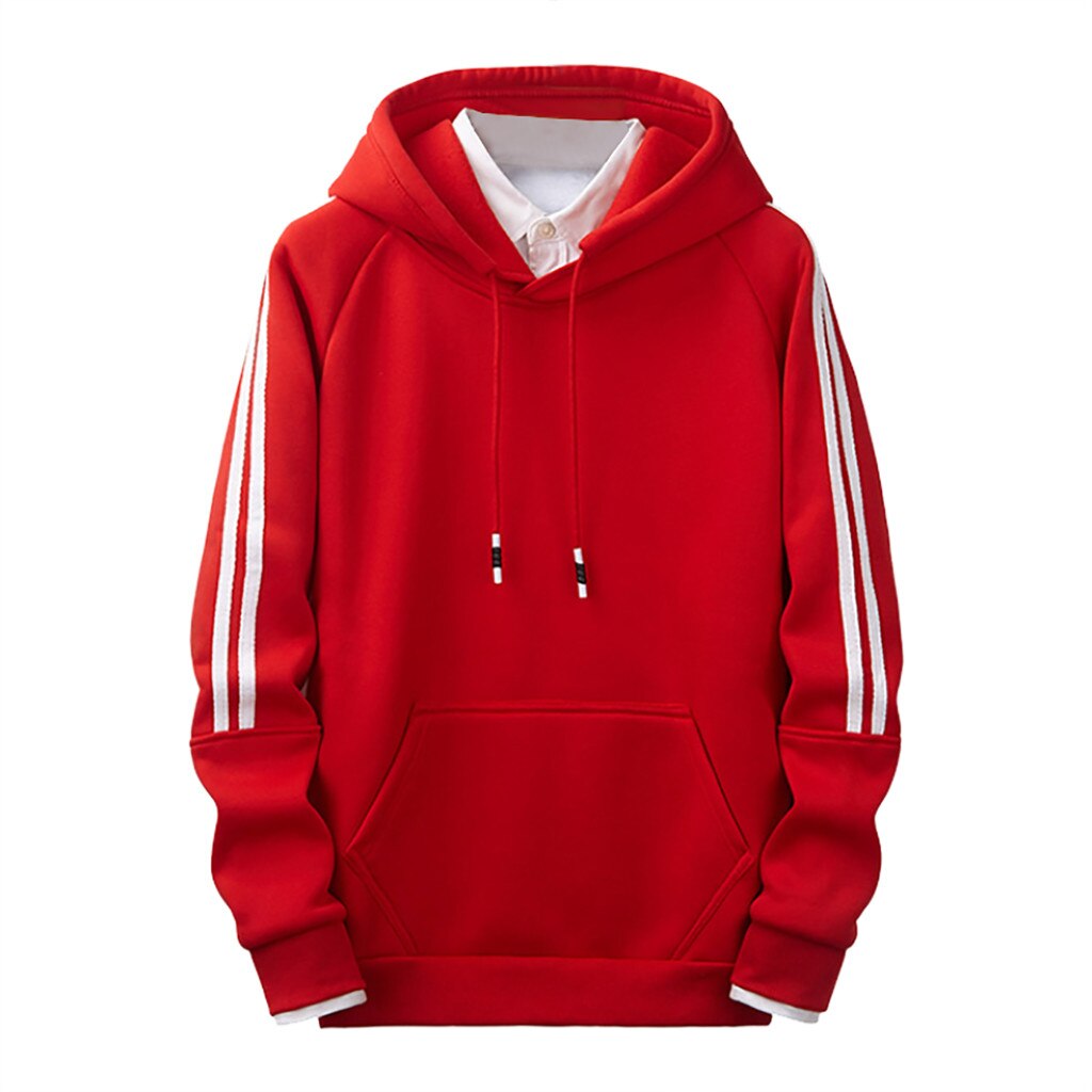 Stripe Stitching Comfortable Guards Hoodies Zendrop