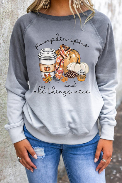 Ombre Crewneck Long Sleeve Sweatshirt Kiwidrop