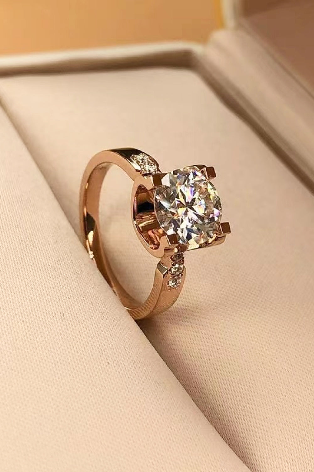 1 Carat Moissanite Ring Trendsi