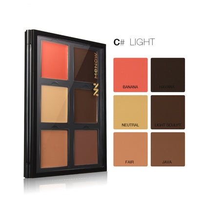 MENOW CO01 HD 6 Colors/Set of Concealer Palette Face Contour Retouching Cosmetics Hypersku