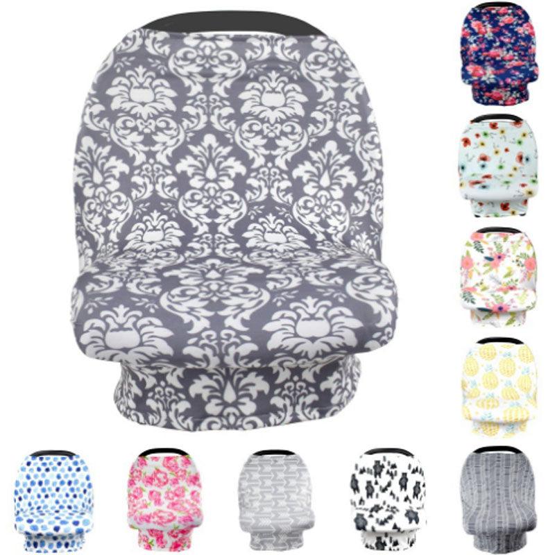 Nursing Cover Car Seat Canopy Shopping Cart High Chair Multi Use Breastfeeding Cover Up Stroller and Carseat Covers for Baby Larnt