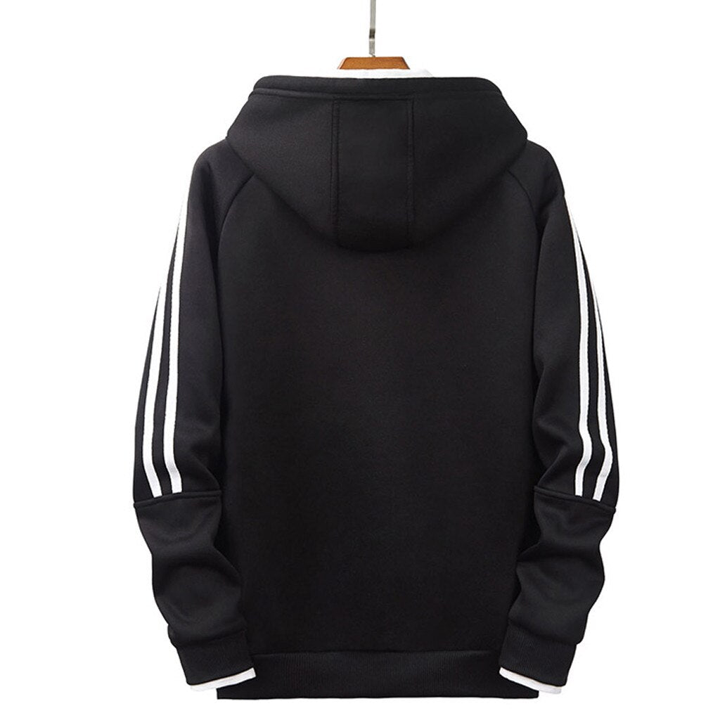 Stripe Stitching Comfortable Guards Hoodies Zendrop