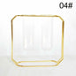 Nordic Simple Golden Glass Vase Zendrop