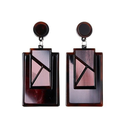 Acrylic Geometric Aesthetic Earrings - DunbiBeauty, LLC