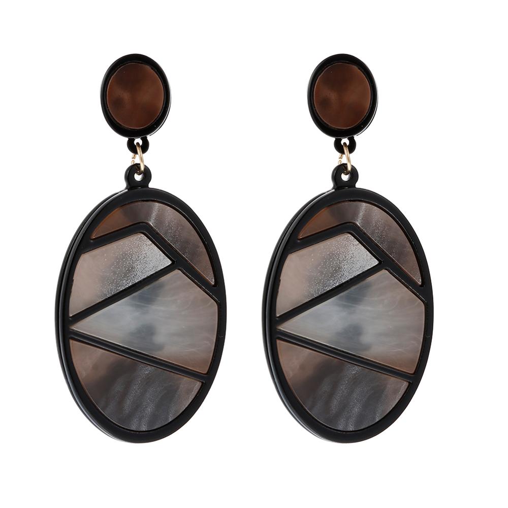 Acrylic Geometric Drop Earrings - DunbiBeauty, LLC