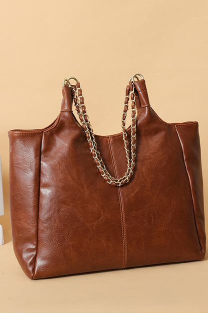 PU Leather Tote Bag