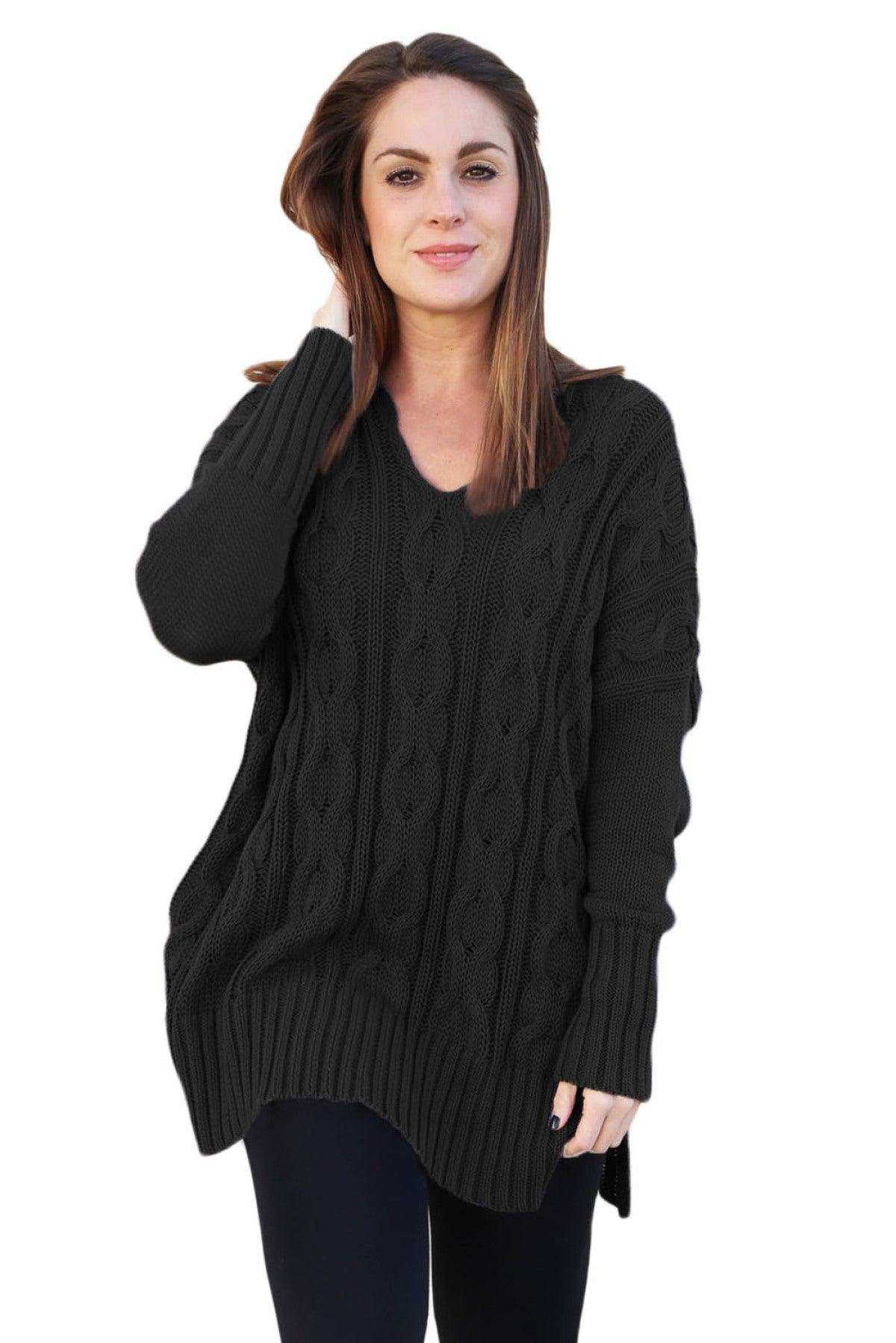 Oversized Cozy up Knit Sweater Kiwidrop