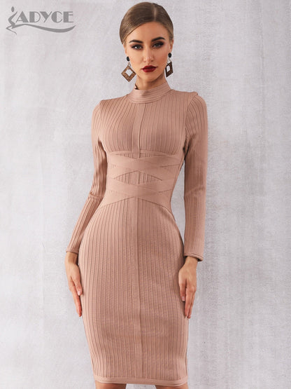 Adyce Women's Bandage Bodycon Midi Dress - DunbiBeauty, LLC