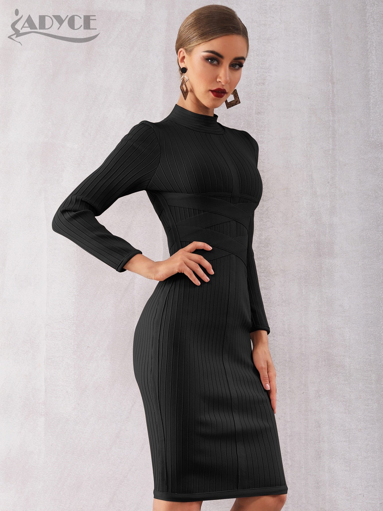 Adyce Women's Bandage Bodycon Midi Dress - DunbiBeauty, LLC