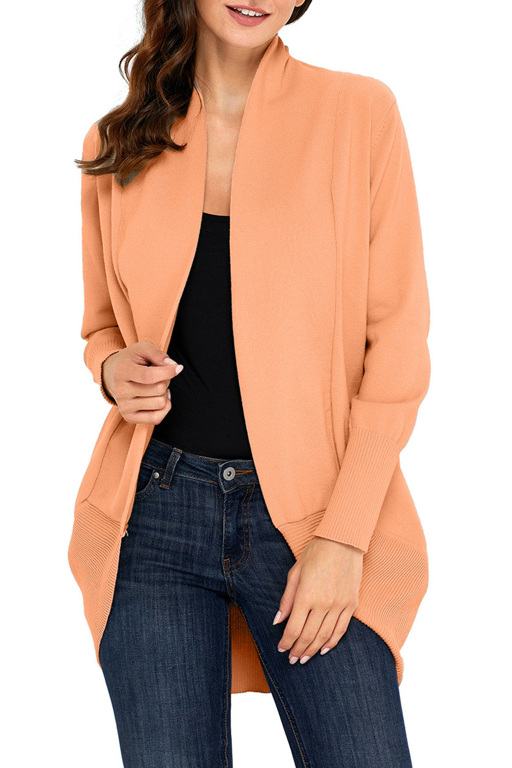 Super Soft Long Sleeve Open Cardigan Kiwidrop