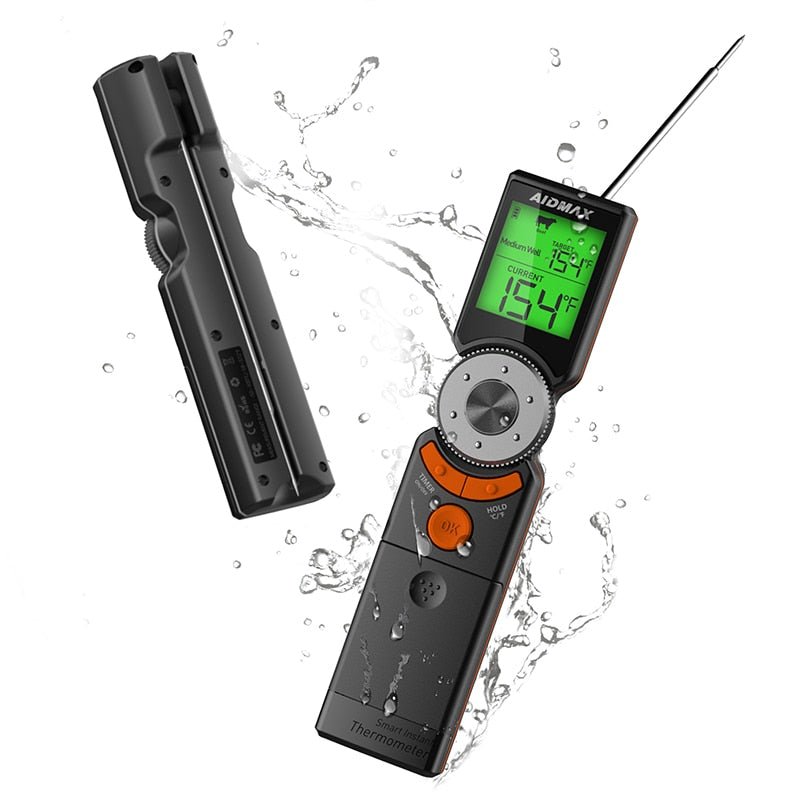 AidMax Mini6 Instant Read Waterproof Digital Electronic Kitchen Cooking BBQ Grill Meat Thermometer For Oven - DunbiBeauty, LLC