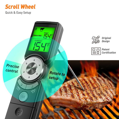 AidMax Mini6 Instant Read Waterproof Digital Electronic Kitchen Cooking BBQ Grill Meat Thermometer For Oven - DunbiBeauty, LLC