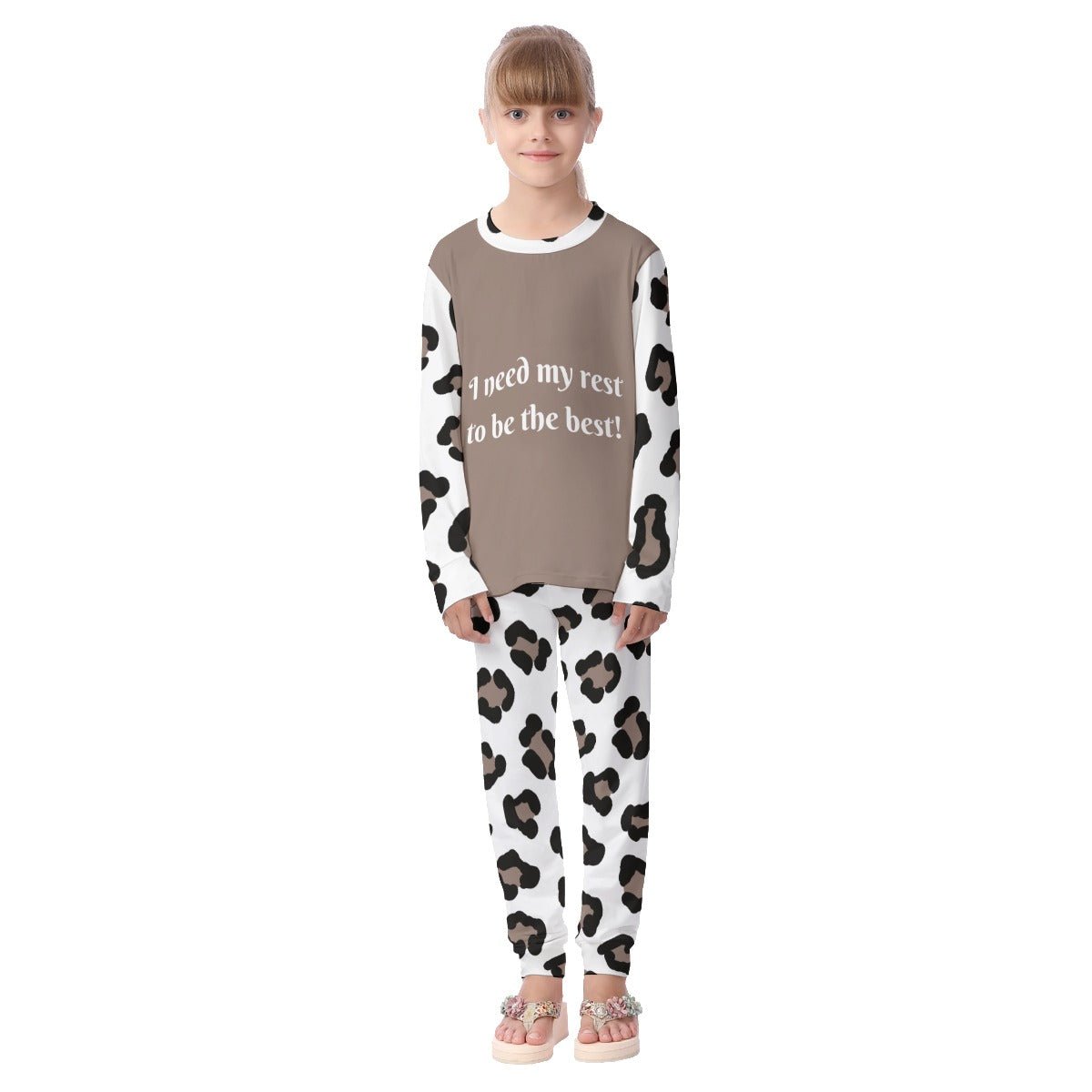 All-Over Print Kid's Pajamas Sets I Need My Rest to Be the Best (Designed by Dunbi) - DunbiBeauty, LLC