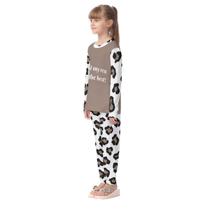 All-Over Print Kid's Pajamas Sets I Need My Rest to Be the Best (Designed by Dunbi) - DunbiBeauty, LLC