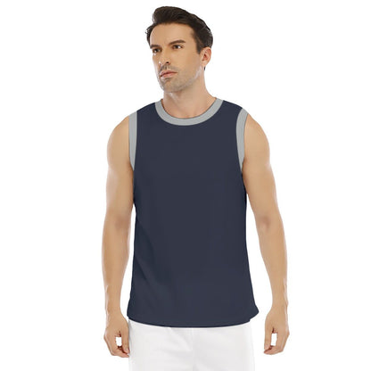 All-Over Print Men's Sports Vest (Designed by Dunbi) - DunbiBeauty, LLC