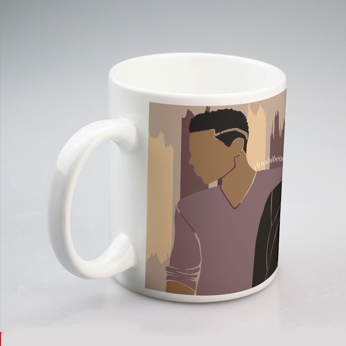 All-over print mug Black Men, Music, Sophistication, Style, Youth, (Designed by Dunbi) - DunbiBeauty, LLC