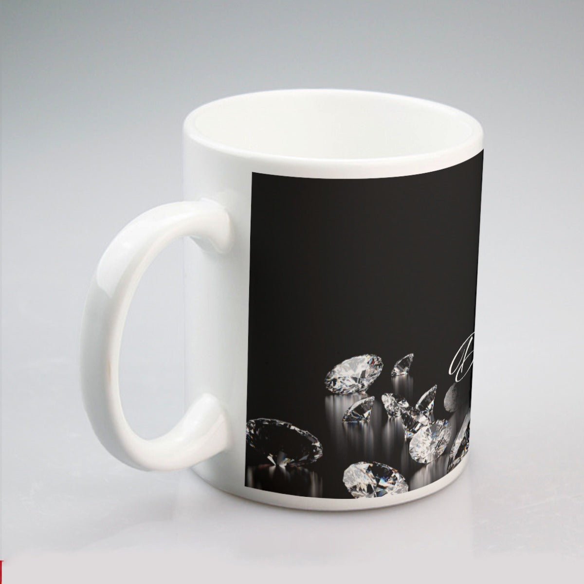 All-over print mug DunbiBeauty, LLC Logo (Designed by Dunbi) - DunbiBeauty, LLC