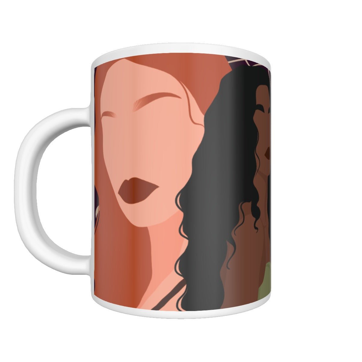 All-over print mug Women, Korean, Black, Japanese, Irish (Designed by Dunbi) - DunbiBeauty, LLC