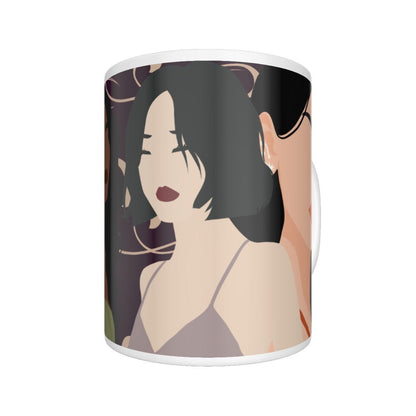 All-over print mug Women, Korean, Black, Japanese, Irish (Designed by Dunbi) - DunbiBeauty, LLC