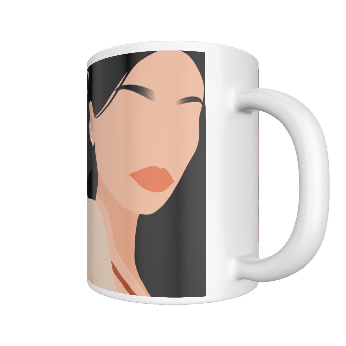 All-over print mug Women, Korean, Black, Japanese, Irish (Designed by Dunbi) - DunbiBeauty, LLC