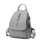 Anti-theft Backpack Ladies Multi-compartment Leather Backpack - DunbiBeauty, LLC