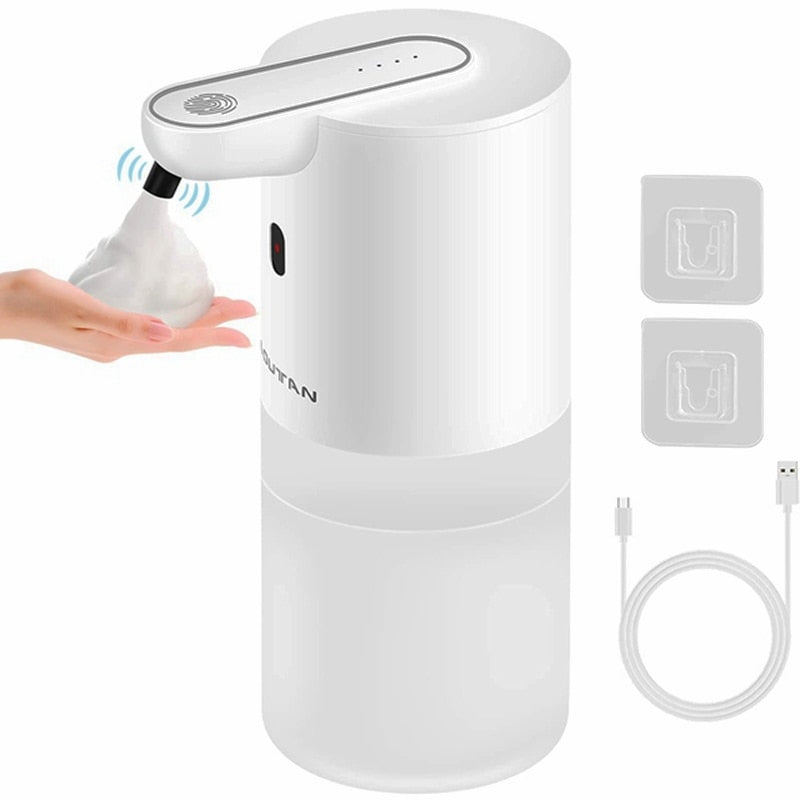 Automatic Liquid Soap Dispenser USB Rechargeable Foaming Touchless Hand Free Portable Foam Soap Dispenser for Bathroom Kitchen - DunbiBeauty, LLC